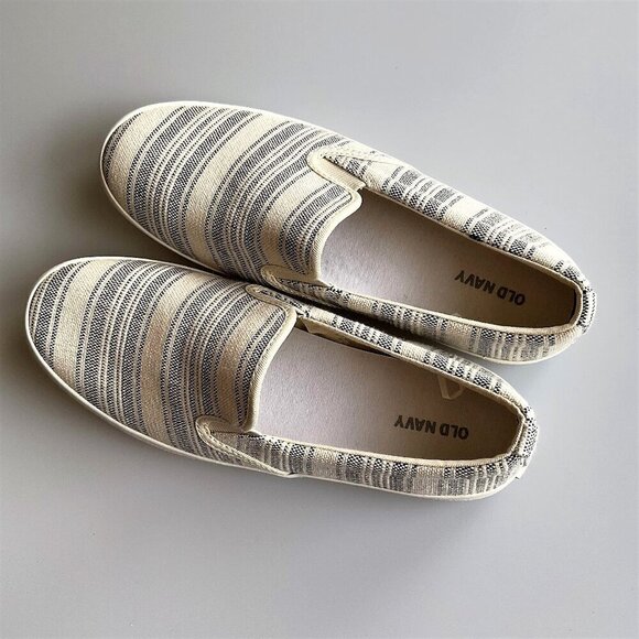 NEW STRIPED SLIP ON SNEAKERS - Picture 3 of 11